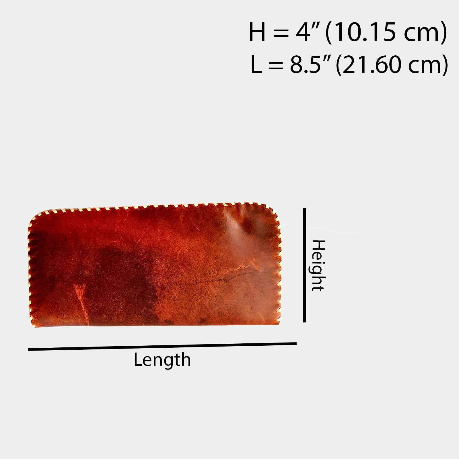  Women's Brown Fashion Clutch Genuine Leather Two Fold Wallet Card Holder Purse